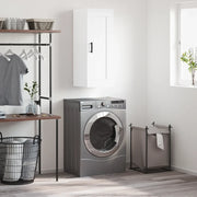 Mobile a Parete Bianco 34,5x34x90 cm in Legno Multistrato 830508
