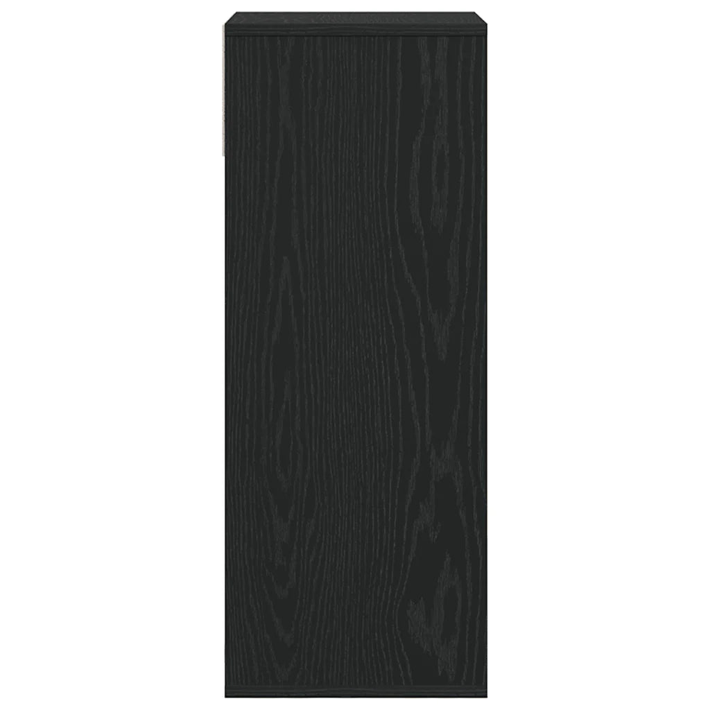 Libreria Nera 34x31x80 cm in Legno Multistrato 860275