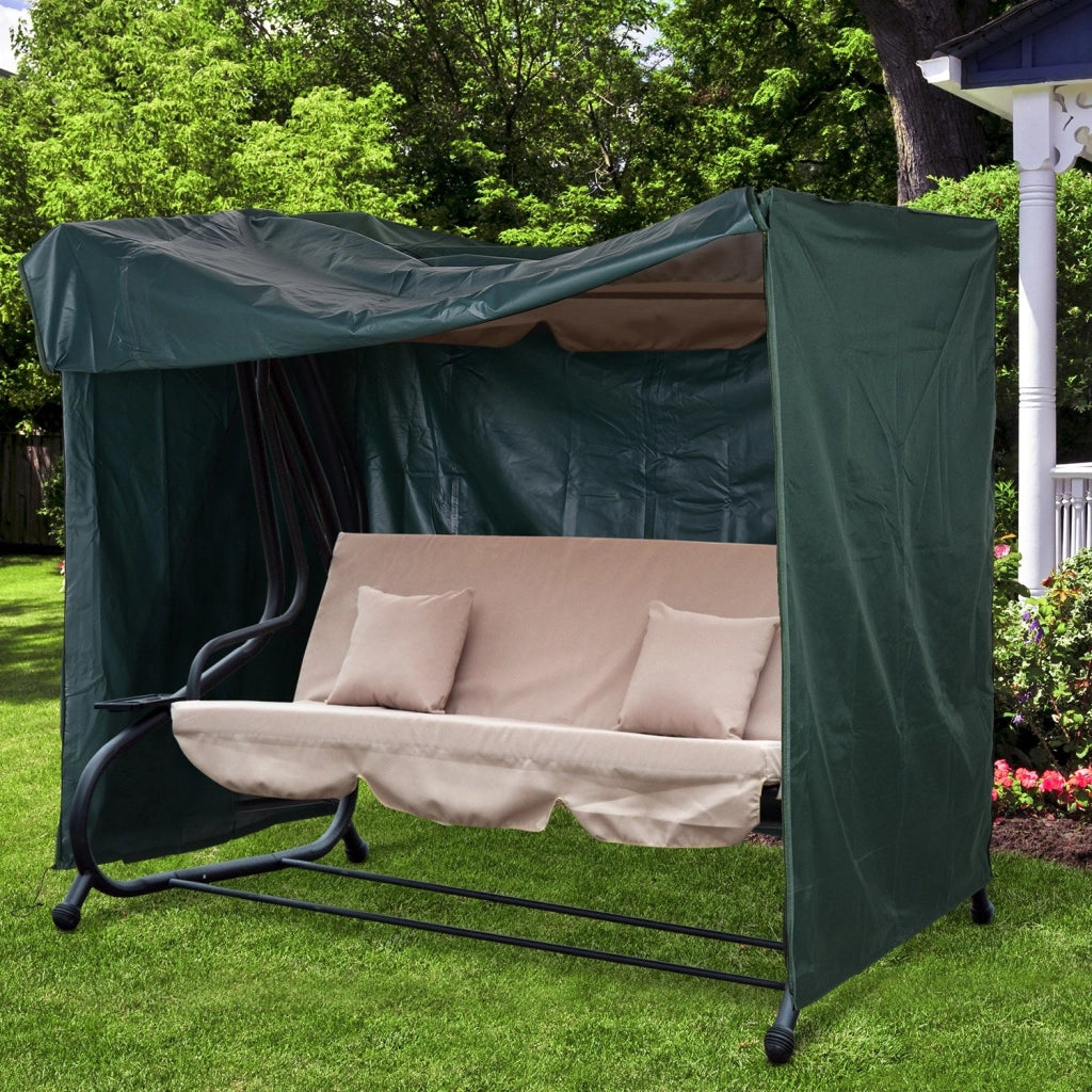 Telo di Copertura per Dondolo da Giardino in Tessuto Oxford 205x124x164 cm  Cover