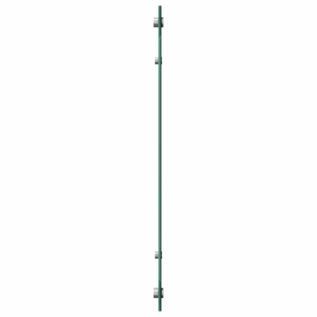 Set di 2 paraschizzi moderni per cucina resistenti al calore 90 x 60 cm in vetro temperato grigio scuro 02_0056246