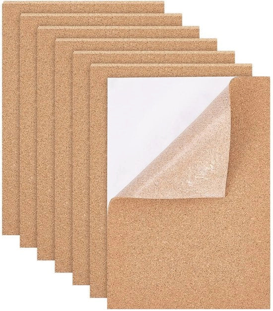 Sostegni per vassoio 6 pezzi - Sostegni per pentole - Decorazione per parete - Supporti a rullo - 30 x 21 cm, 3 mm spessore