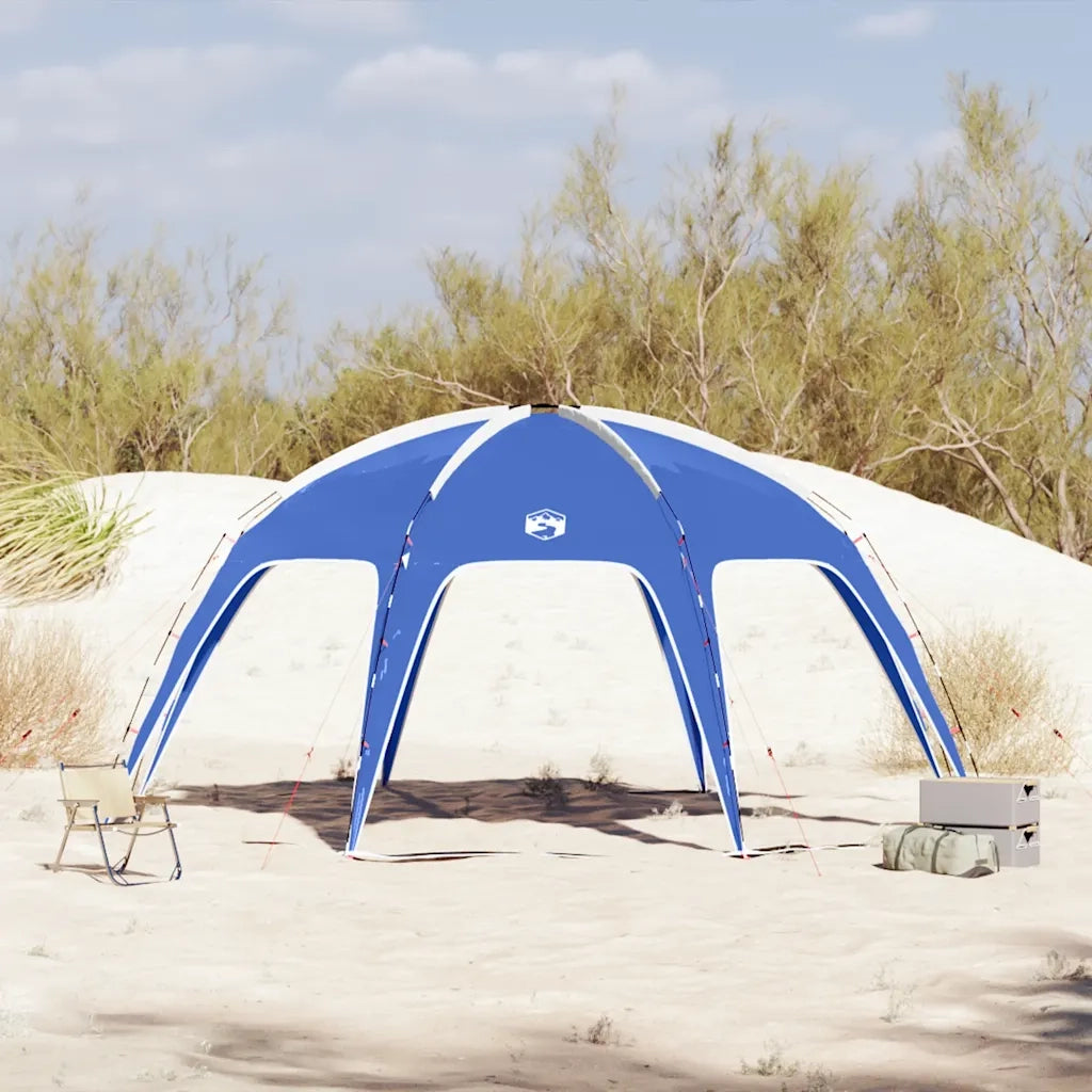 Tenda per Feste-Tenda da campeggio Azzurra Impermeabile 231989