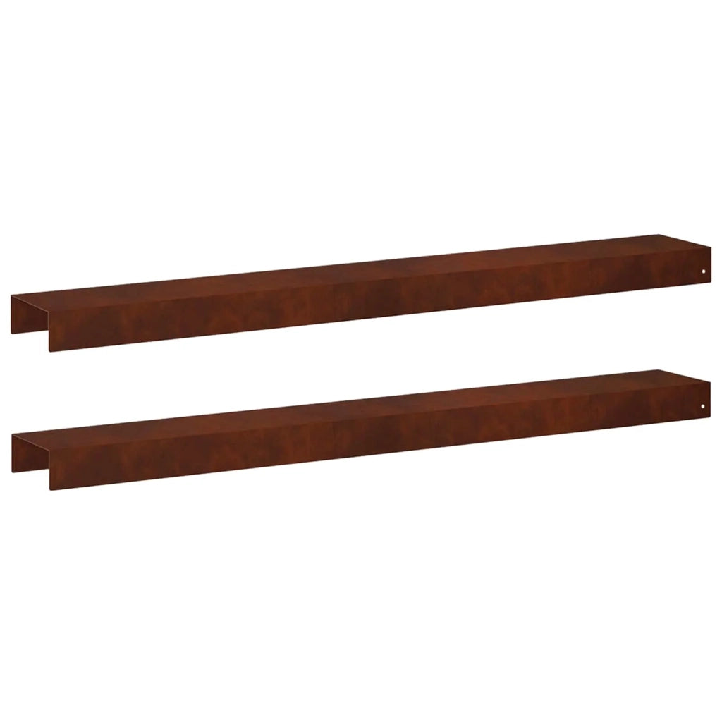 Profilo di copertura per giardino 2 pz 100 x 15 x 5 cm 8013065