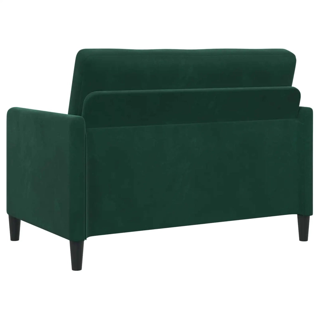Set di Divani con Storage 2 pz Verde Scuro Poliestere 3429164