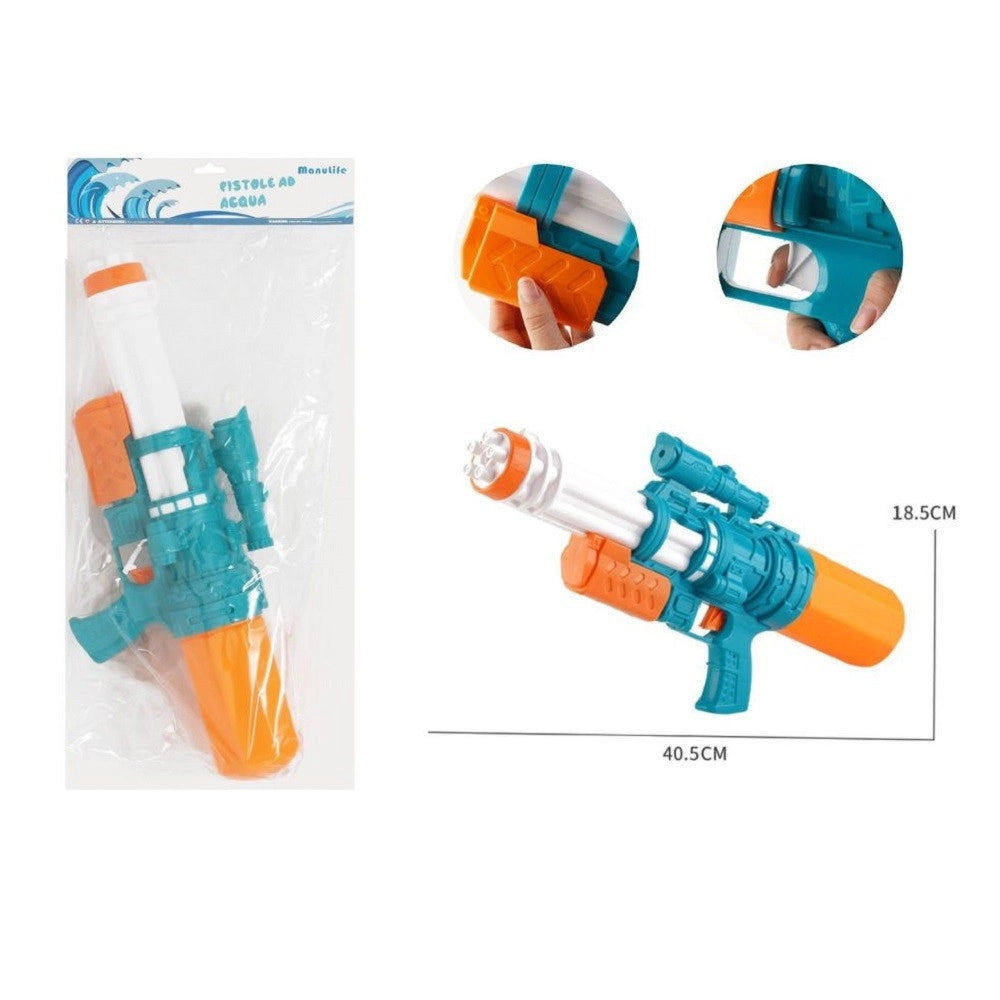 Trade Shop - Pistola Ad Acqua Giocattolo 40.5 X 18.5 Cm Gioco Per Bambini Mare Estate 605453 -
