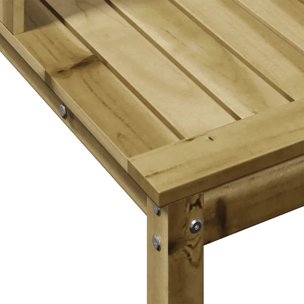 Tavolo Invaso con Ripiani 82,5x50x109,5cm Legno Impregnato Pino 832411