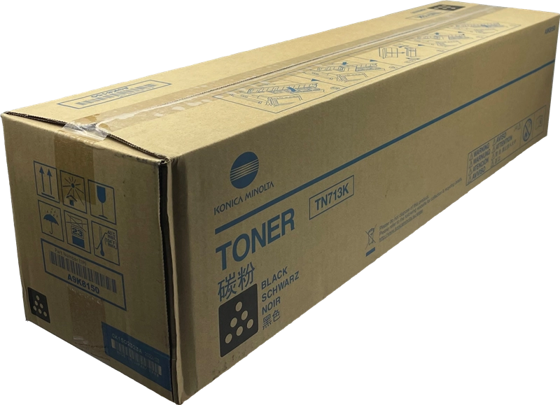 ORIGINAL Konica Minolta toner nero A9K8150 TN-713K ~48900 Seiten