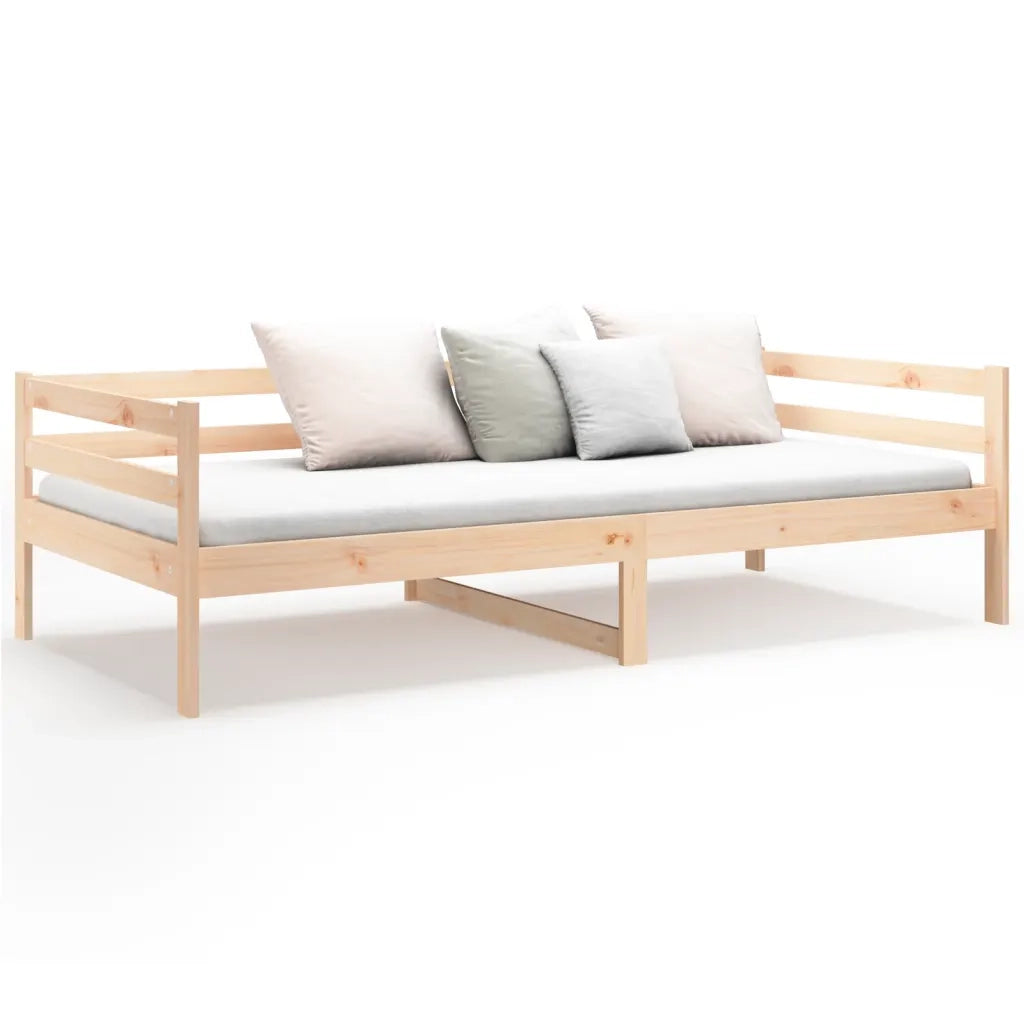 Letto singolo | Letto per adulti | Dormeuse senza Materasso 80x200 cm in Legno Massello di Pino