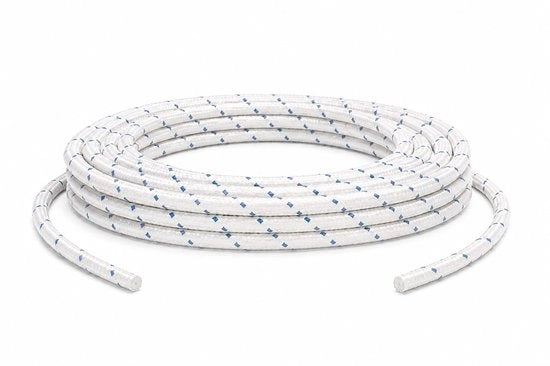 Tessuto in Lana 5 mm - 18 m di Lunghezza - Estremamente Resistente alle Scalfitture - Resistente alle Intemperie - Multifunzionale - Corda per Albero di Bandiera