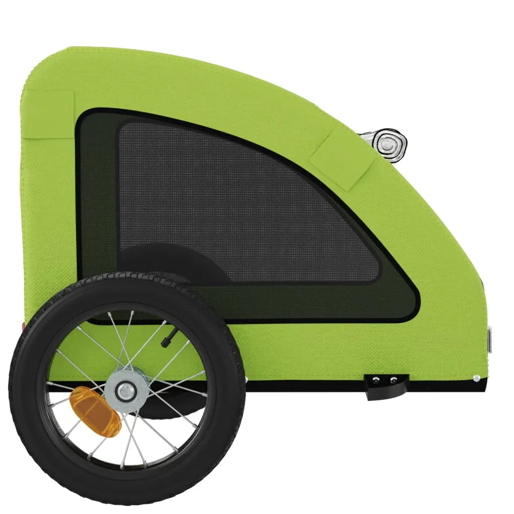 Rimorchio da Bici per Animali Verde Oxford e Ferro CFW1641736