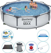 Piscina in Acciaio Rond 305x76 cm - 7-delimbo - Piscina con Accessori