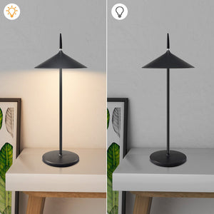 ZMH Lampada da tavolo LED moderna ricaricabile touch dimmerabile per esterni giardino