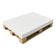 Cuscino da Seduta per Divano Pallet 120x80 cm Spessore 10 cm - Bianco [neu.haus]