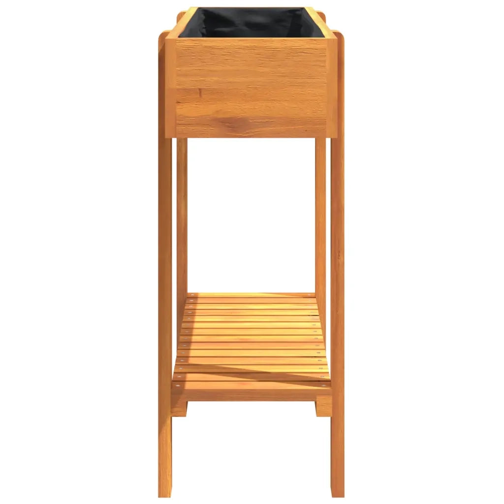 Fioriera | Cassetta per fiori | Vaso Rialzata da Giardino 90x30x75 cm Legno Massello Acacia