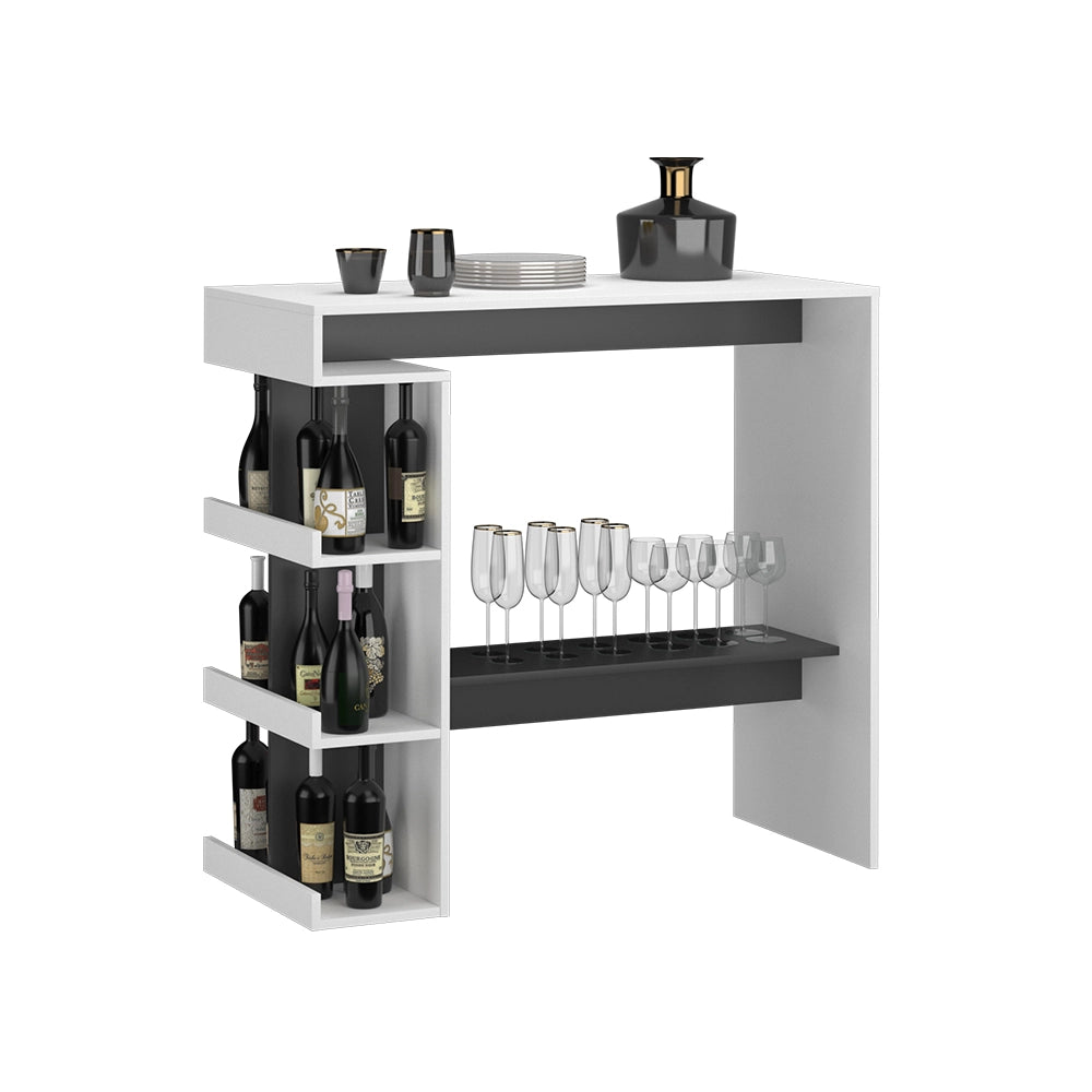 Vicco Tavolo bar alto Bianco 108 x 50 cm