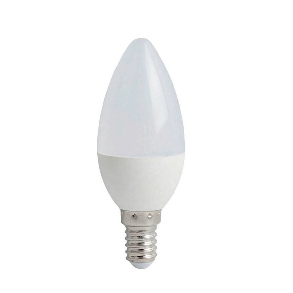 Trade Shop - Lampadina Led 6watt A Candela Attacco E14 6500k 3000k 4000k Basso Consumo C3603 -