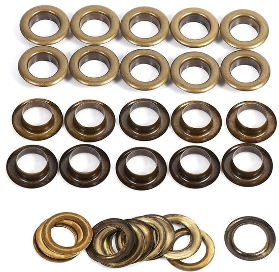 Set di chiusura per orecchini in metallo - Kit per DIY - Sostenibile - Per cuoio/canvas/abiti - Orecchini a orecchio