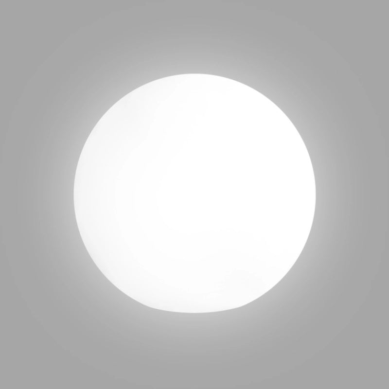 Lampada sfera di design Ø70 in polimero luce bianca per interno ed esterno - Made in Italy - Monacis