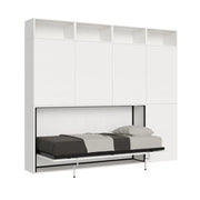 Letto singolo a scomparsa Kando comp.B bianco frassino