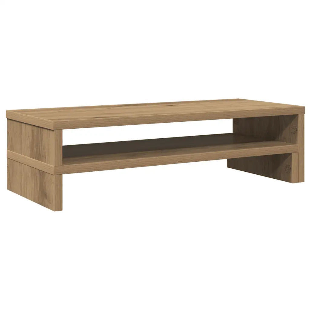 vidaXL Supporto per Monitor Rovere Artigianale 54x22x15 cm Truciolato