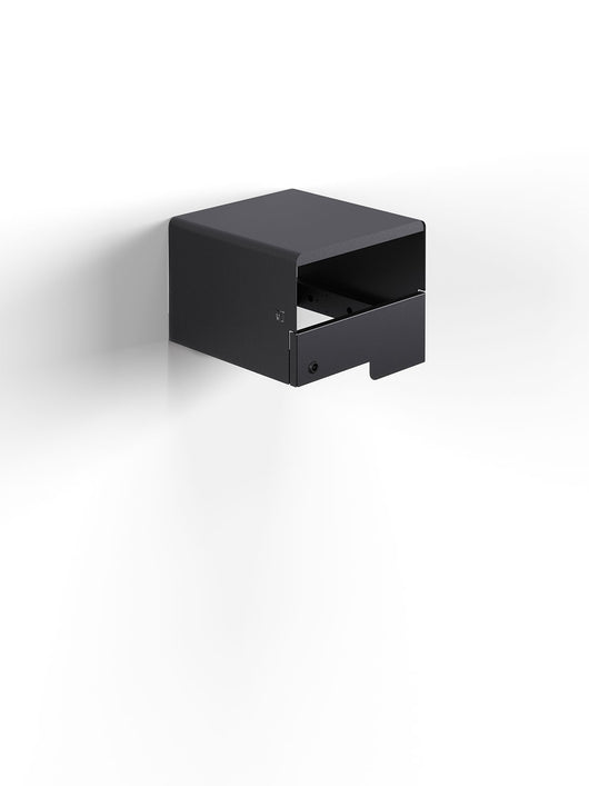 Portarifiuti da Muro Coperto con Serratura Reggisacco Singolo 41,5x41,5x107,5 cm Grigio Antracite