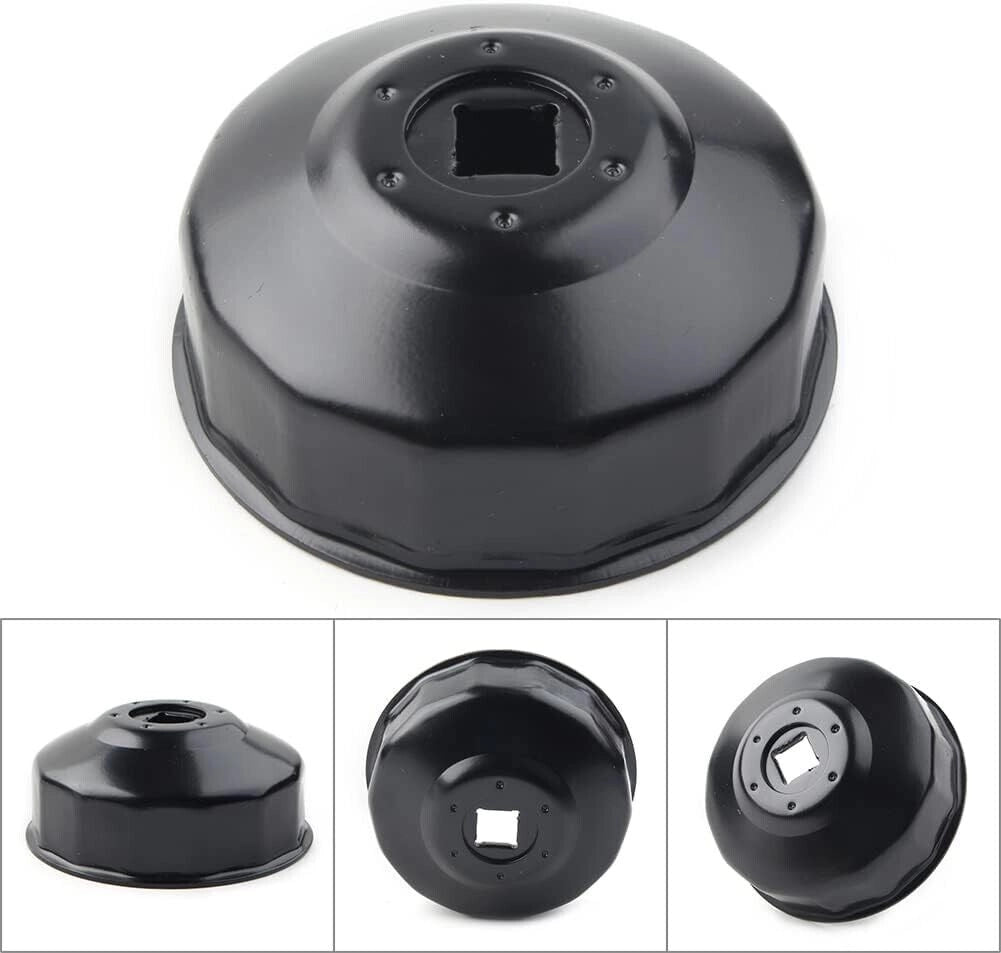 TAPPO CHIAVE A TAZZA PER RIMOZIONE FILTRO OLIO 12P 76MM ATTACCO 3/8"  FS-23030-9