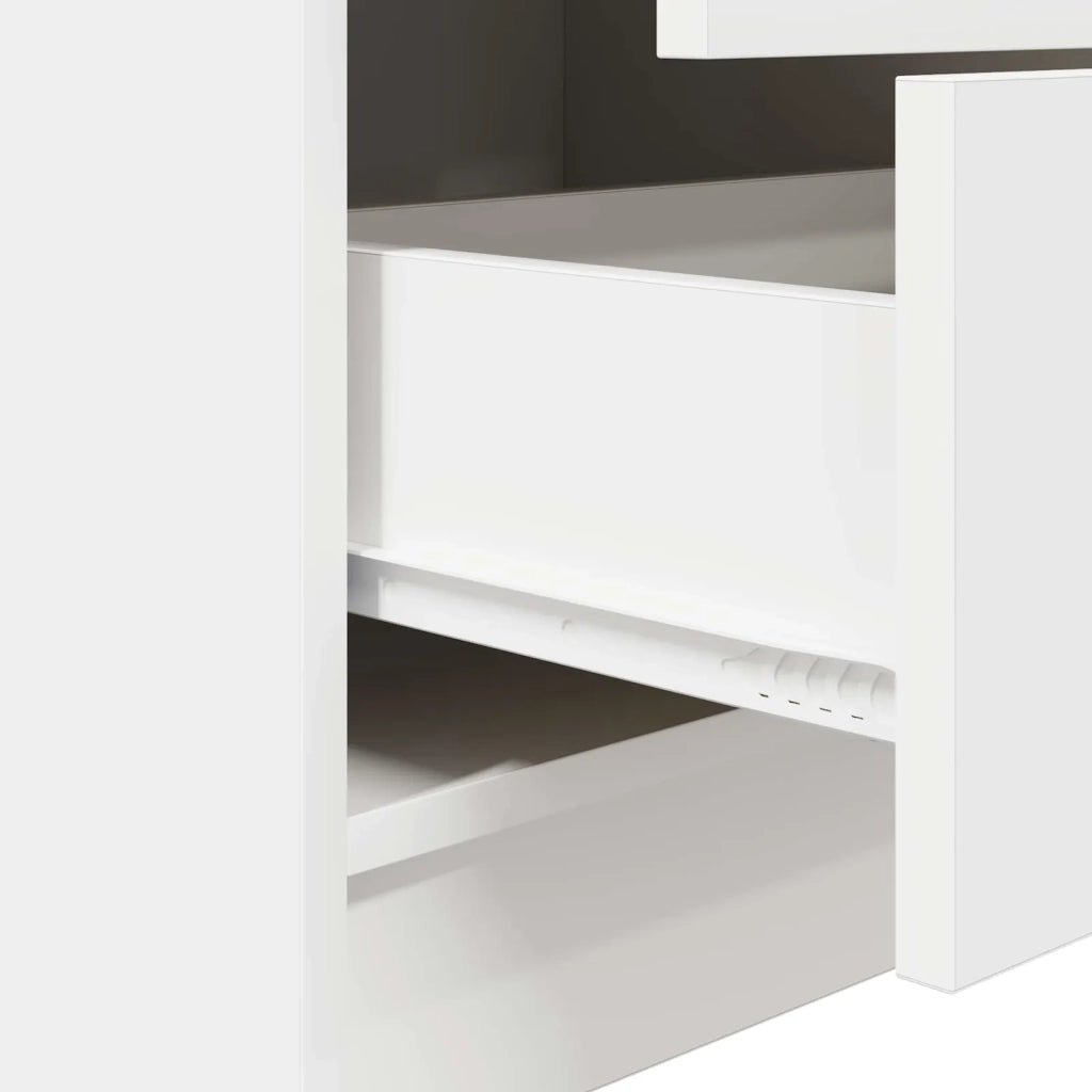 Credenza con cassetto Bianco 45,5 x 34 x 127 cm 869362