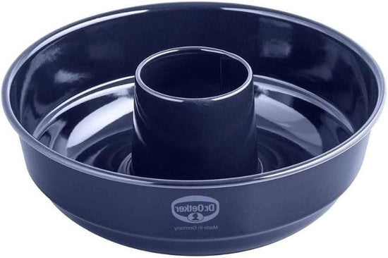 26 cm forma di torta Frankfurter Krans Back-Liebe smalto scuro blu - finitura antiscivolo