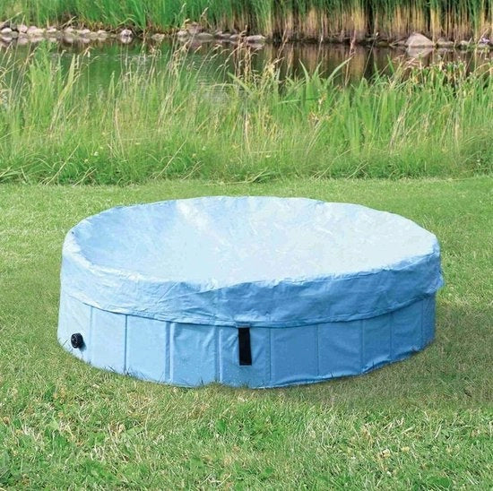 Copertura per Piscina Canina Ø 160 cm - Blu chiaro
