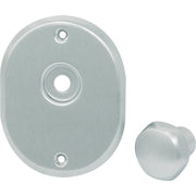 MOSTRINA E POMOLO X CILINDRO + PERNO 331L CIPIERRE  MM 90X70  CROMO SATINATO