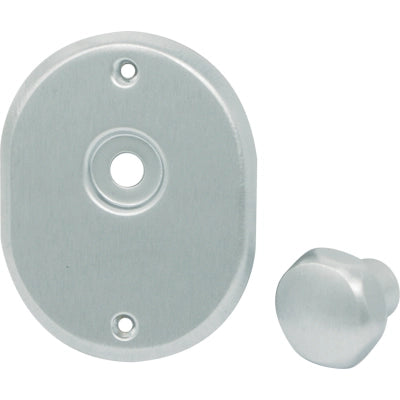 MOSTRINA E POMOLO X CILINDRO + PERNO 331L CIPIERRE  MM 90X70  CROMO SATINATO
