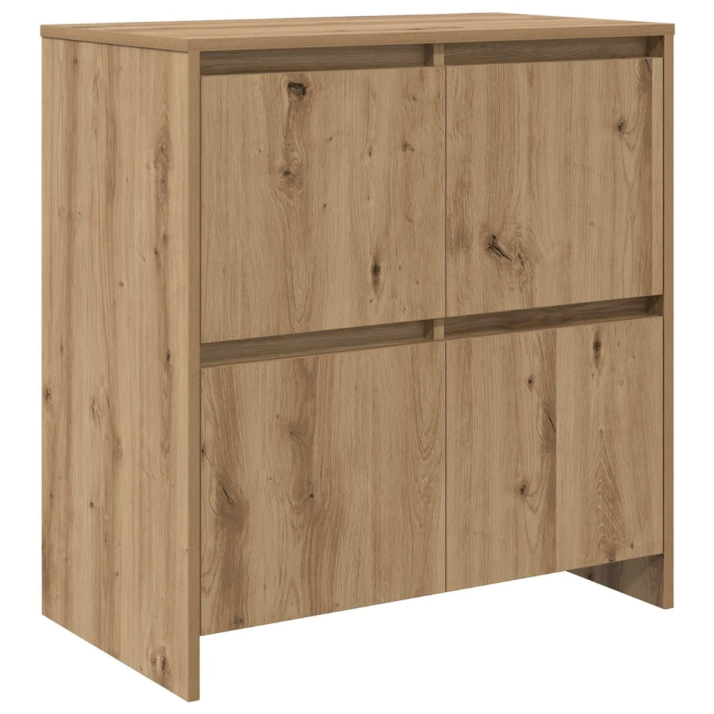 Credenza con cassetto 3 pcs Rovere artigianale 70 x 41 x 75 cm 3393158