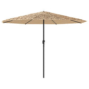 Ombrello | Parasolne Giardino con Palo in Acciaio Marrone 324x324x247 cm