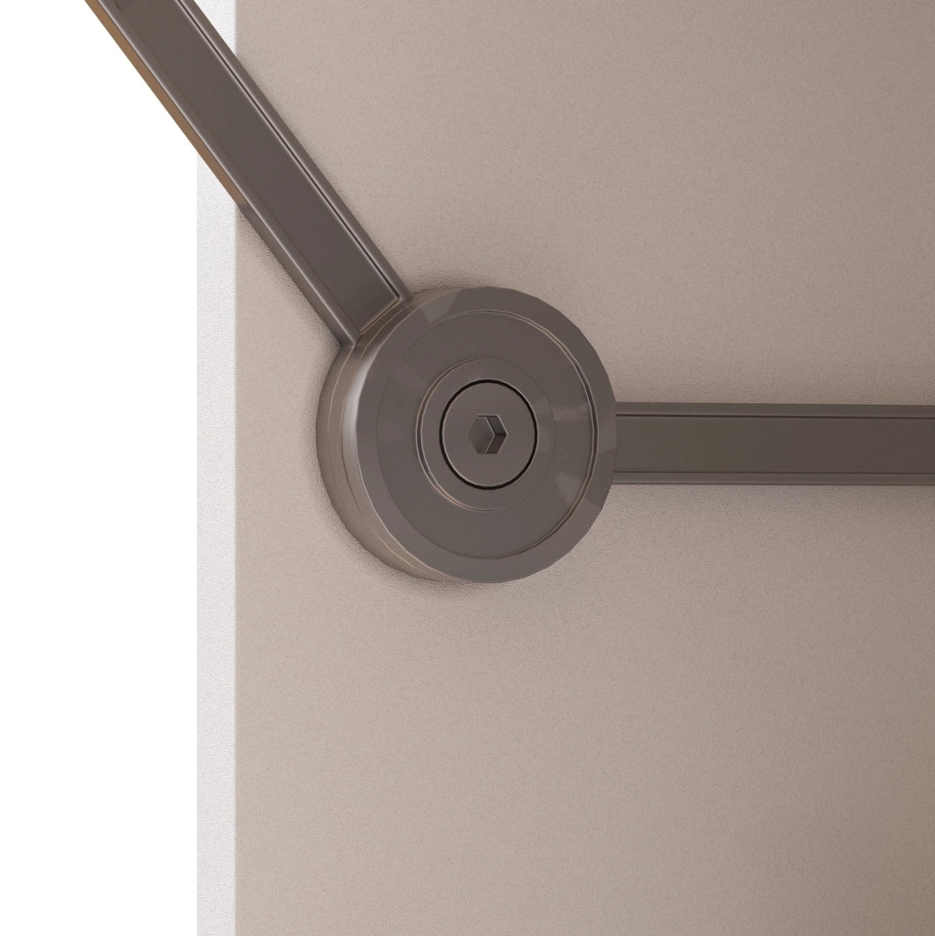 Credenza alta 120x40x176 cm con LED; presa integrata e ripiani in MDF; vetro e metallo bianco