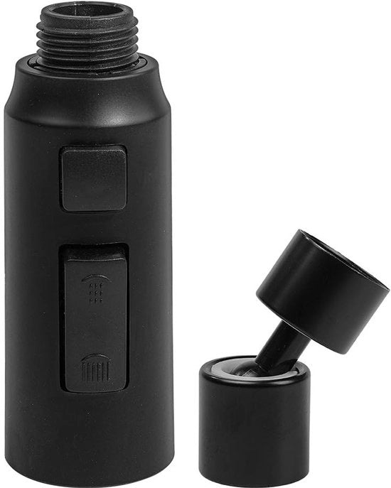 Adattatore per Spruzzatore da Cucina - Rotazione 360° - Bocchetta di Spensione - 3 Livelli di Pressione - Adatto per Cucine - Ottone e ABS