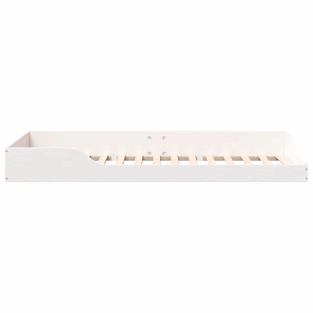 Struttura del letto Bianco 80 x 210 cm Pino massello 873401