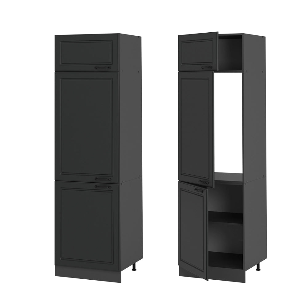 Vicco Armadio frigorifero Antracite casa di campagna 60 cm