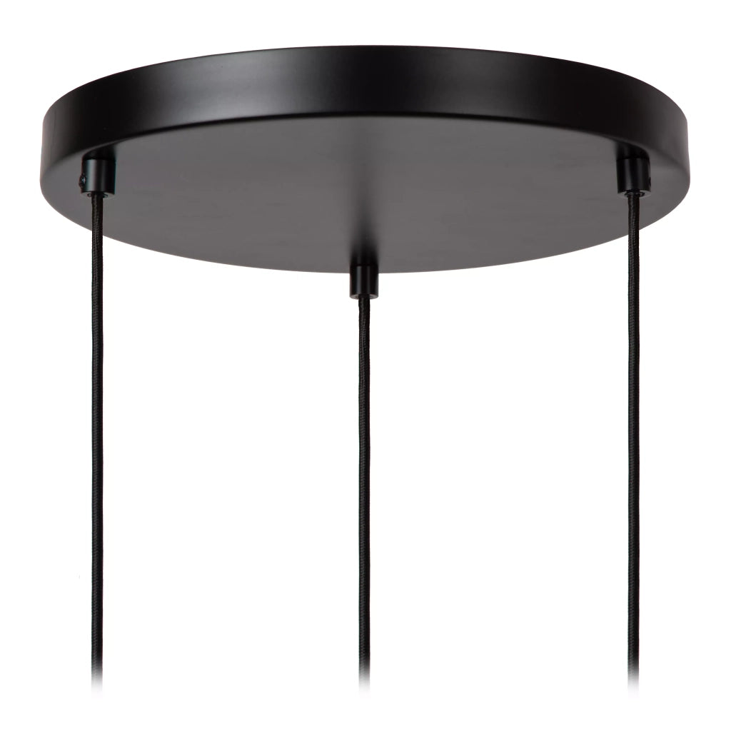 Lampada a sospensione Lucide Ilona 3xE27 vetro multicolor