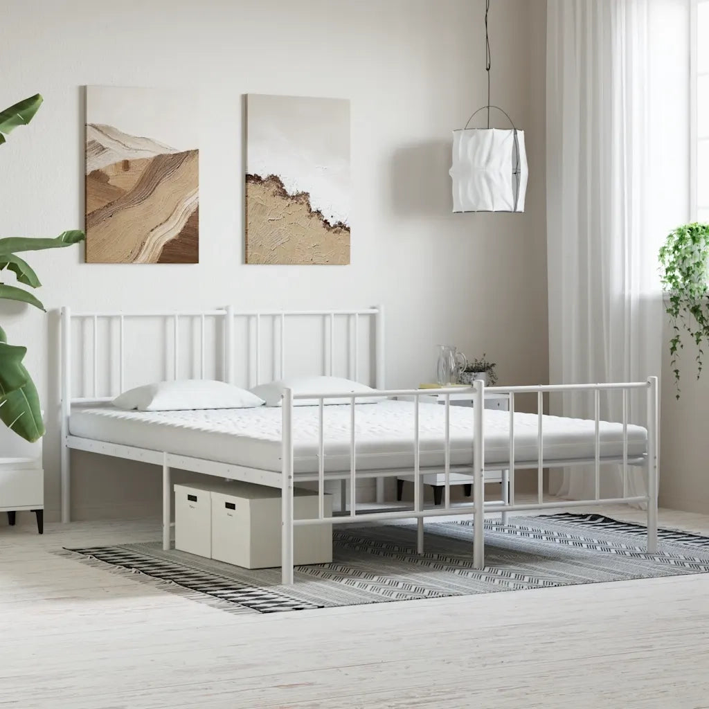 vidaXL Materasso in Schiuma Bianco 200x210 cm 7 Zone Durezza 20 ILD