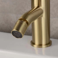 Rubinetto Da Bidet Rea Lungo Gold Brush