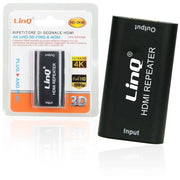 Trade Shop - Ripetitore Extender Di Segnale Hdmi Video 4k Uhd 3d Fino A 40 Mt 1080p Hd-2k4k -