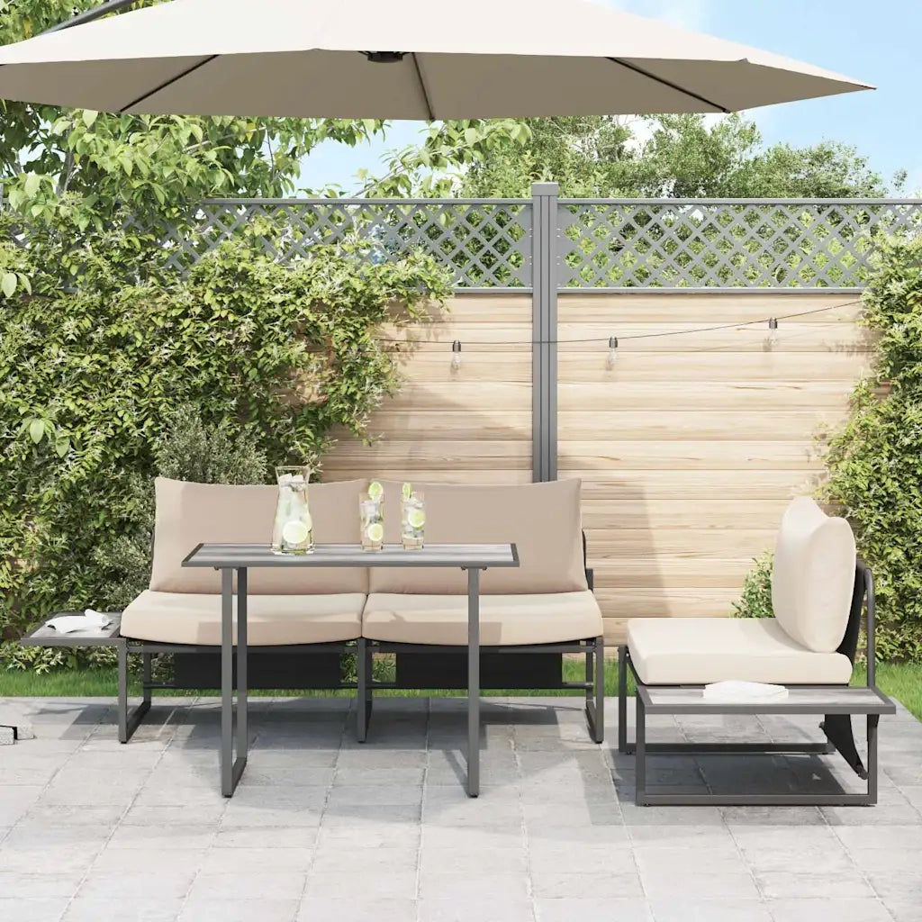 Tavolo da Giardino Grigio 100 x 55 x 70 cm legno 42007553