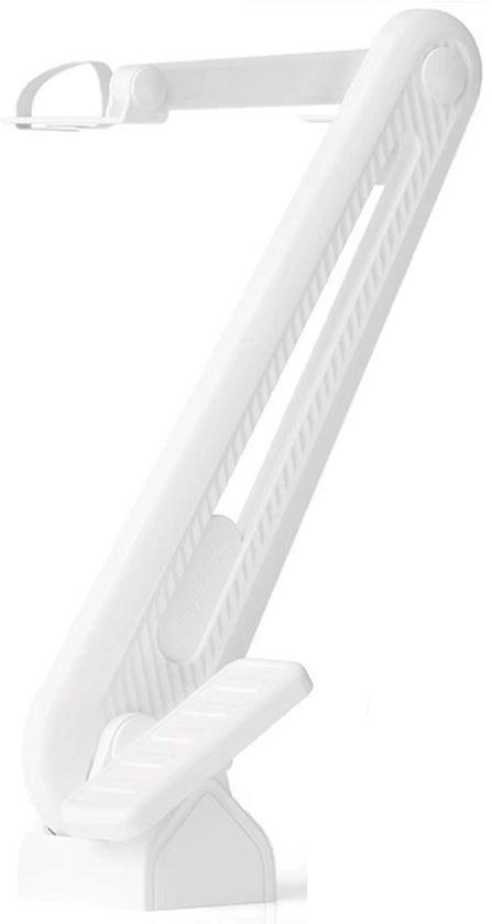 Tappo per Water Closet a Pedaliera - Visiera per WC - Installazione Facile - Azionato a Pedale - Bagno - WC - Bianco - 10 x 9 x 50 cm.