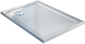 Piatto Doccia 70x120 cm in Acrilico Fosterberg Floret 2 Bianco Lucido