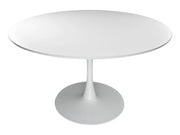 Tavolo rotondo Ø120 cm, tavolo da pranzo tondo bianco  - Omar - TR08-12OMPM