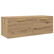 Armadietto a Muro | Mobile a Parete rovere artigianale 100 x 36.5 x 35 cm