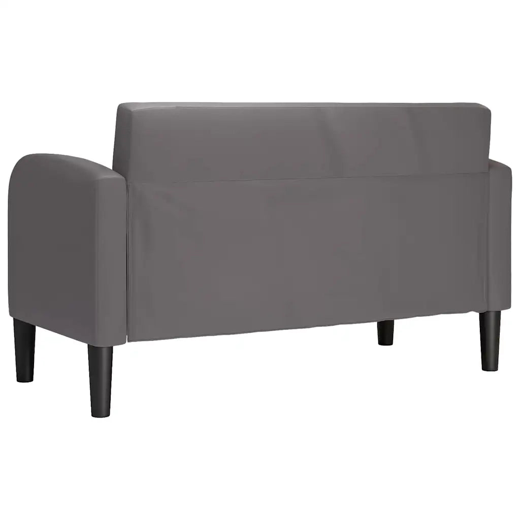 Divano Divanetto Grigio 110 cm in Similpelle 4100538