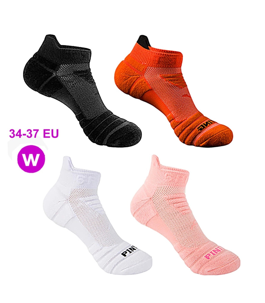 Calzini Sportivi Sottili Caviglia | Cotone e Nano Argento Antiodore | Taglie Uniche 34–37 e 37–43 EU