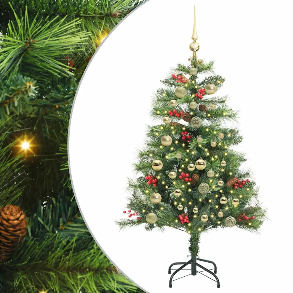 Albero di Natale artificiale Verde 150 cm PVC e Metallo