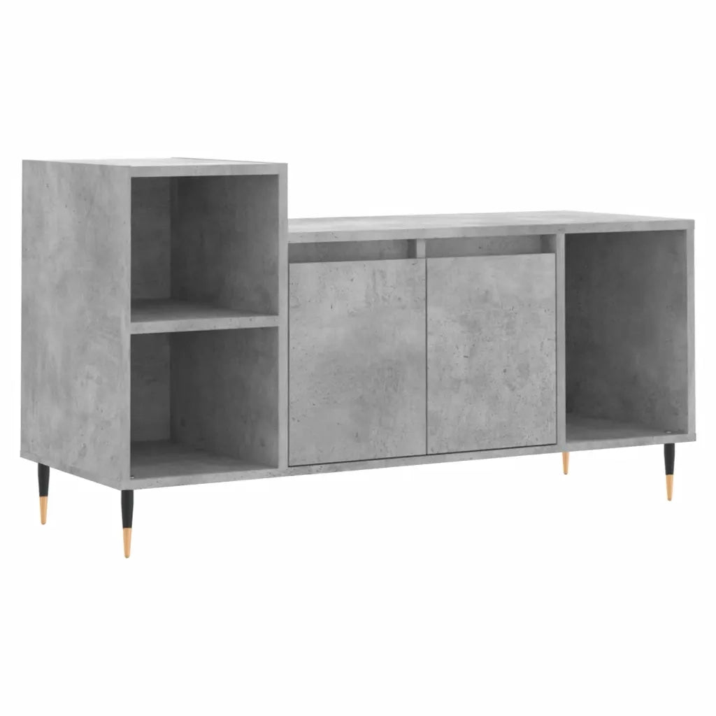 Mobile per TV Grigio Cemento 100x35x55 cm Legno Multistrato 831312